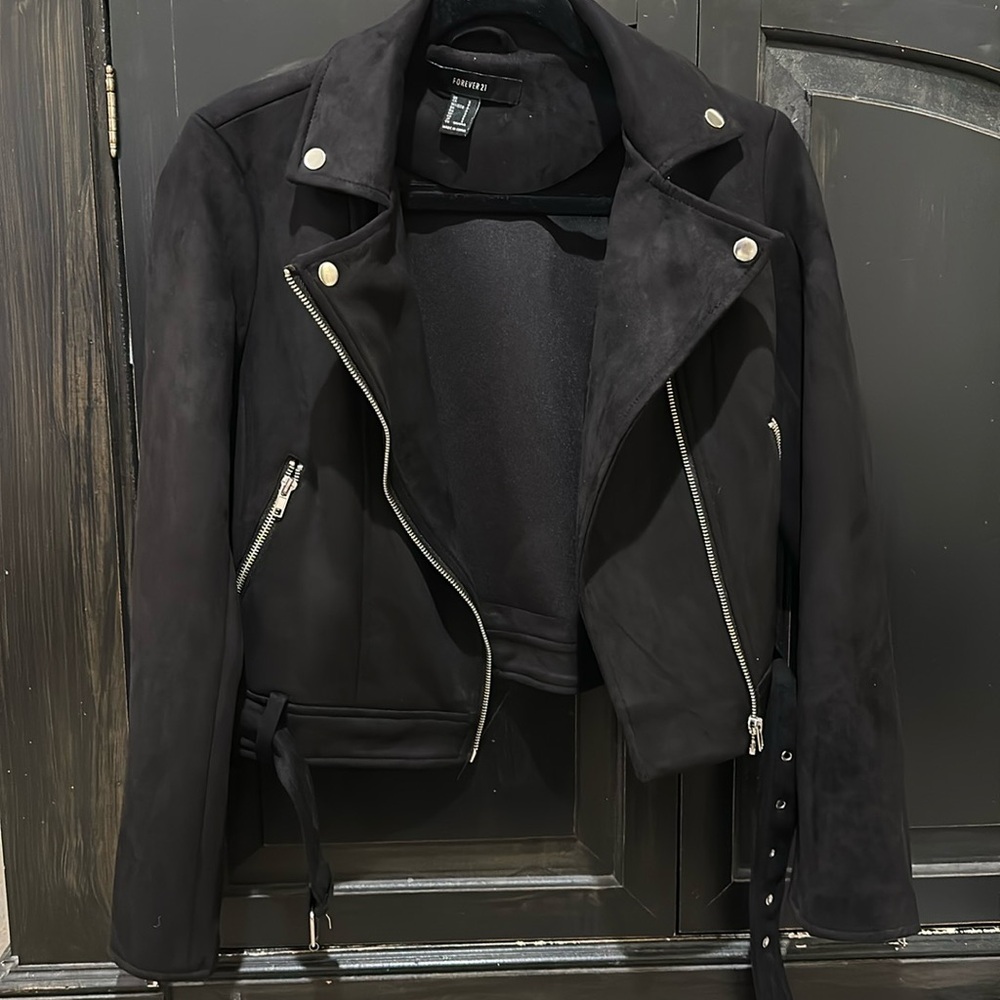 Forever 21 Black Suede Jacket